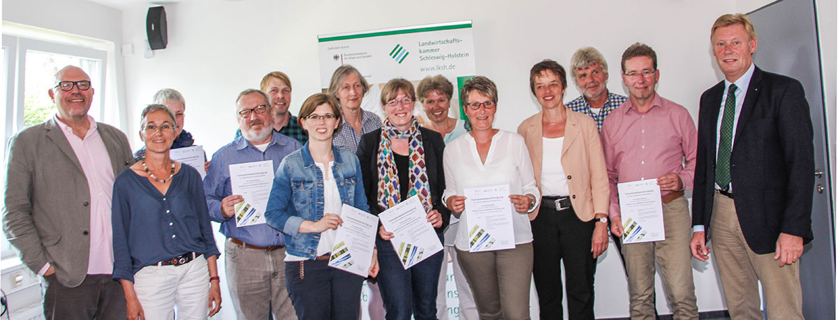 Qualifizierte Inclusionscoaches der Landwirtschaftskammer Schleswig-Holstein Qualifizierte Inclusionscoaches der Landwirtschaftskammer Schleswig-Holstein